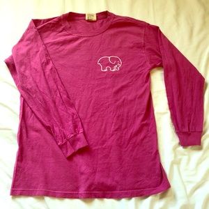 Ivory Ella Magenta Long Sleeve Tee